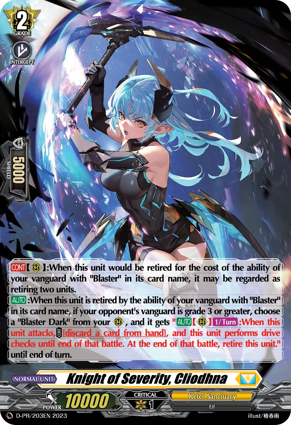 Knight of Severity, Cliodhna