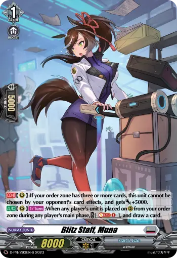 Blitz Staff, Muna