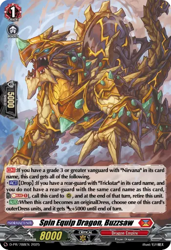Spin Equip Dragon, Buzzsaw