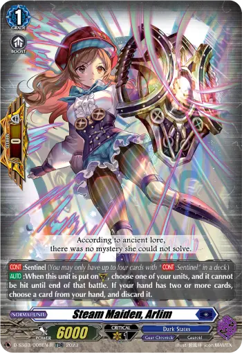 Steam Maiden, Arlim
