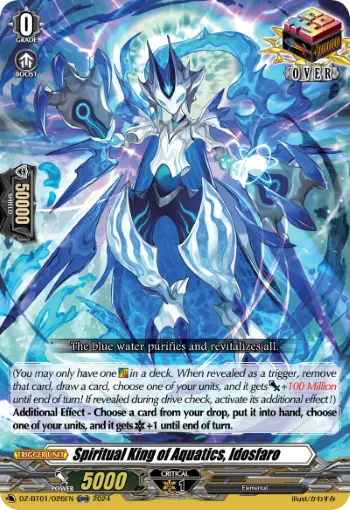 Spiritual King of Aquatics, Idosfaro