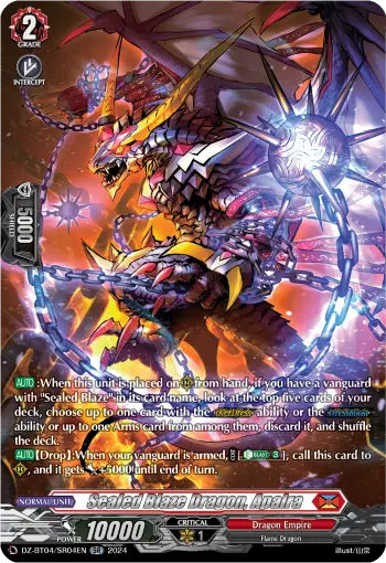 Sealed Blaze Dragon, Apalra