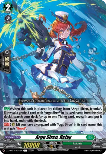 Argo Siren, Refsy