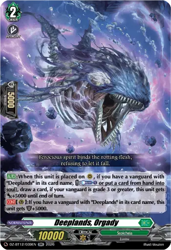 Deeplands, Orgady