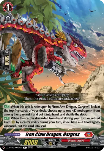 Iron Claw Dragon, Gargrex