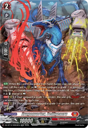 Dragonvortex, Belligeacro