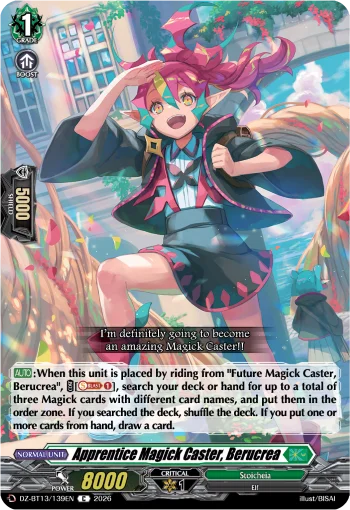 Apprentice Magick Caster, Berucrea