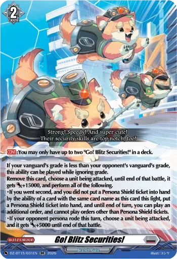 Go! Blitz Securities!