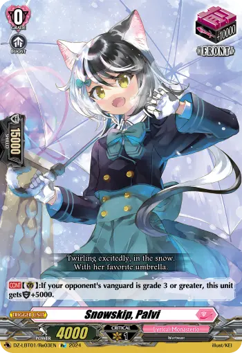 Snowskip, Palvi