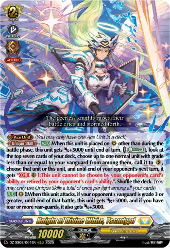 Knight of Divine White, Yscudyyd