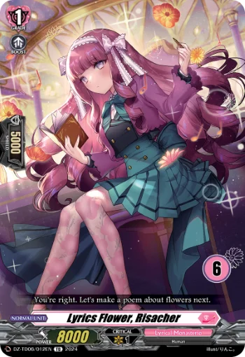 Lyrics Flower, Risacher